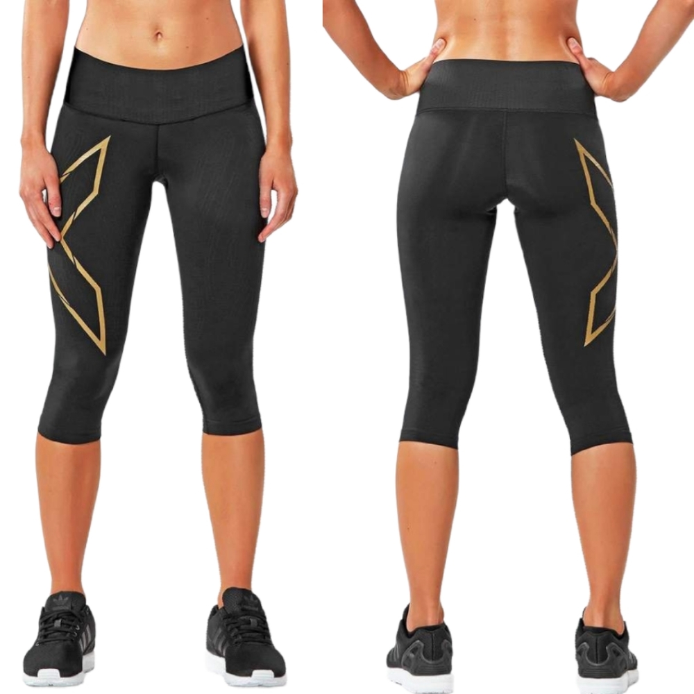 2XU Bonded‎ Mid-Rise Compression 3/4 Tight XS NWT